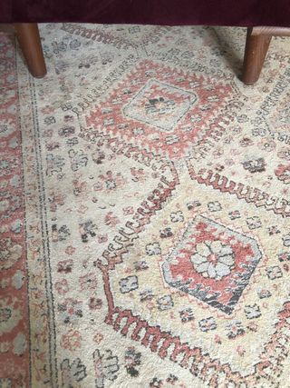 Alfombra Zara Home diseño geométrico vintage