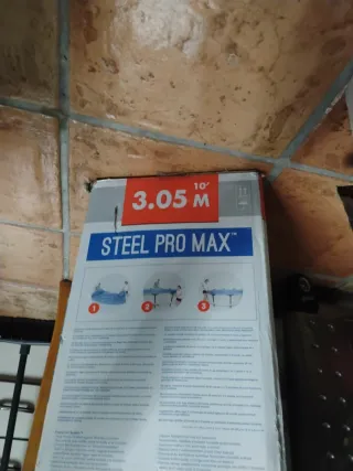 Piscina Bestway 3.05m más 2 botes de pastillas