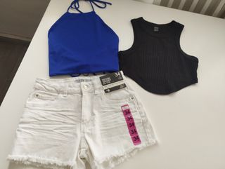 Lote Ropa T.XS (34/6) Azul y Blanco