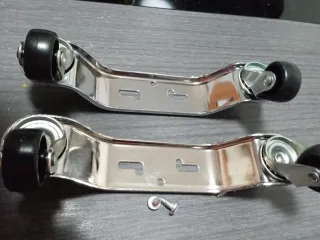 Ruedas para placa solar