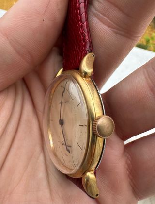Reloj Zenith De Cuerda Vintage Oro 18k Años 50
