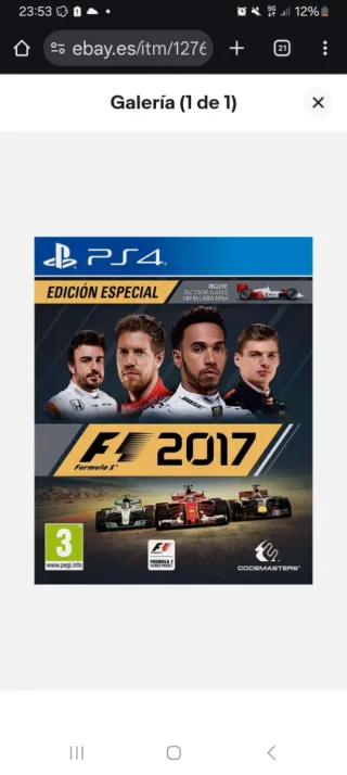 F1 2017 Edición Especial PS4