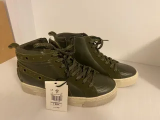 Scalpers Zapatillas Piel Verde Talla 40