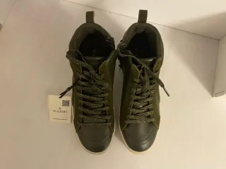 Scalpers Zapatillas Piel Verde Talla 40