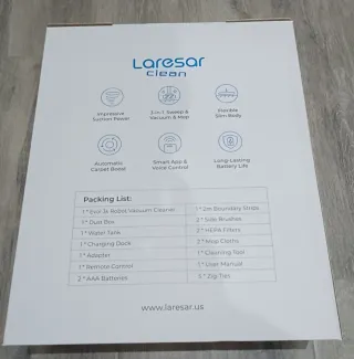 Robot aspirapolvere e lavapavimenti Laresar