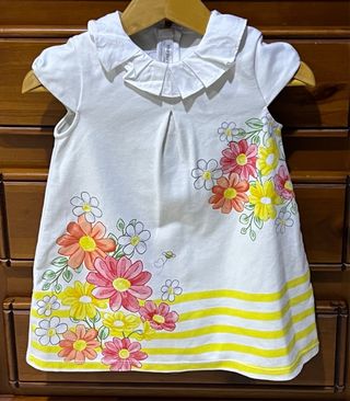 VESTIDO DE MAYORAL DE ALGODÓN DISEÑO FLORAL