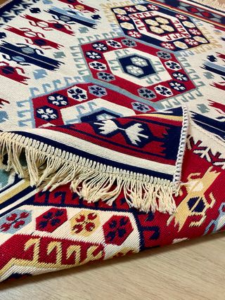 Authentic Hand-Knotted Afghan Rug