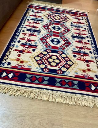 Authentic Hand-Knotted Afghan Rug