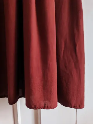 Vestido largo con volantes