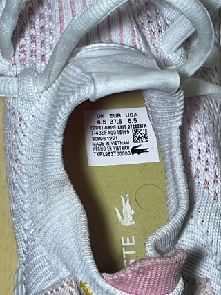 Zapatillas Lacoste Court-Drive Knit Pink - Baskets