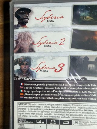 Precintado ! - Syberia Trilogy para Switch