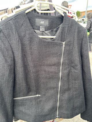 Chaqueta H&M Negra Talla M