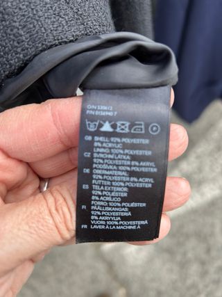 Chaqueta H&M Negra Talla M