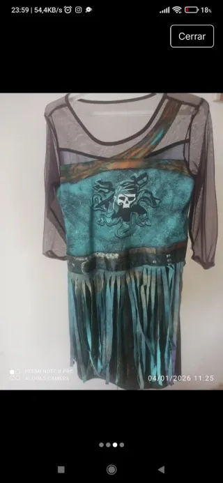 Disfraz Uma de los Descendientes 9 años.