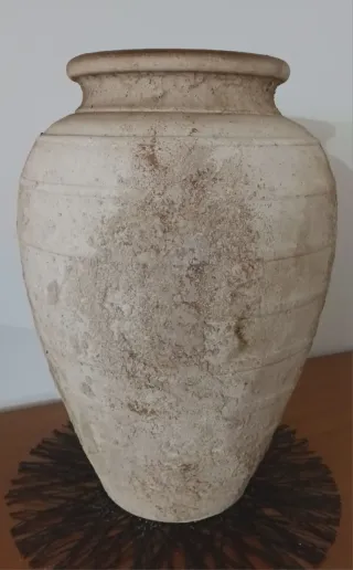 Vaso rústico de barro