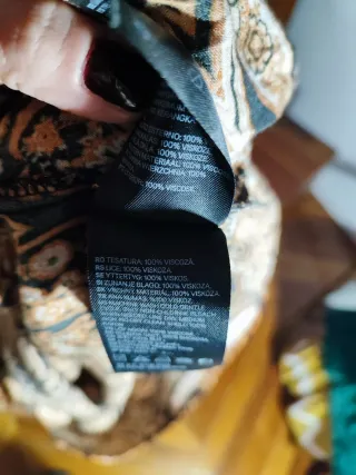 Vestido naranja estampado