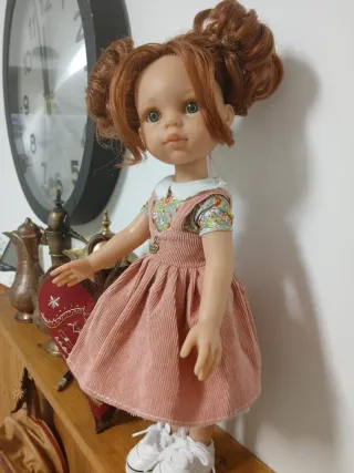 Muñeca antigua pelirroja Paola Reina 98