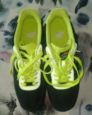 Nike Air Force 1 Low Talla 45 Negro/Verde