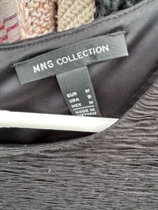 Vestido MNG Collection gris talla M