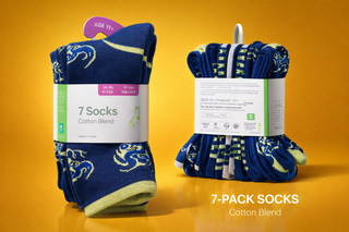 Pack 7 Calcetines Algodón Mezclado +11 años