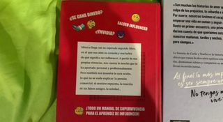 Pack de 4 libros influencers/famosas de tiktok