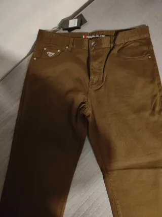 Pantalón Prada Hombre Marrón