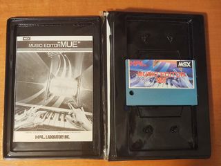 MSX Music Editor MUE y Music Studio G7
