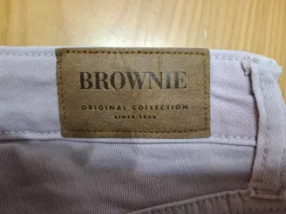 Pantalones Brownie flare cargo morados T.34