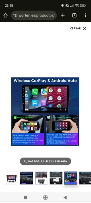 Radio Android 13 BMW Serie 1 E81-E88