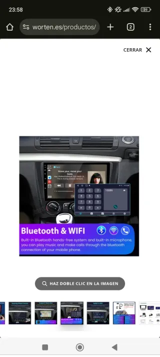 Radio Android 13 BMW Serie 1 E81-E88