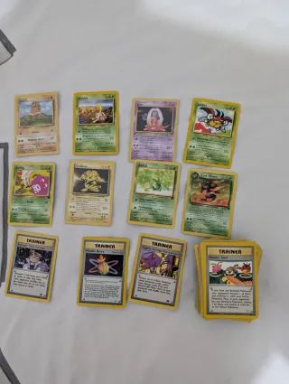 Cartas Pokémon  (Blastoise,Kabutops,Hitmonlee..)