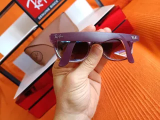 Gafas Ray-Ban Wayfarer Morado Marrón