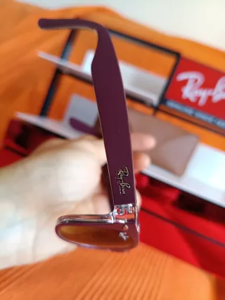 Gafas Ray-Ban Wayfarer Morado Marrón