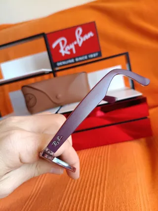 Gafas Ray-Ban Wayfarer Morado Marrón