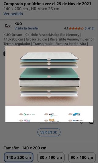 Cama Ikea Gris y colchón