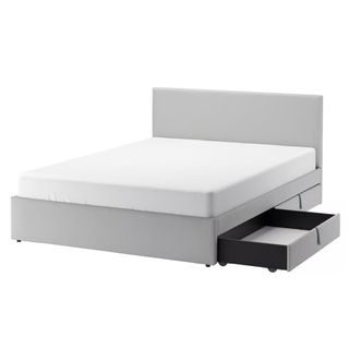 Cama Ikea Gris y colchón