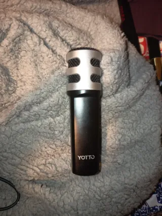 Micrófono Yotto Negro/Plateado