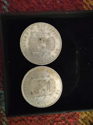 Monedas de Plata Alfonso XIII 1898