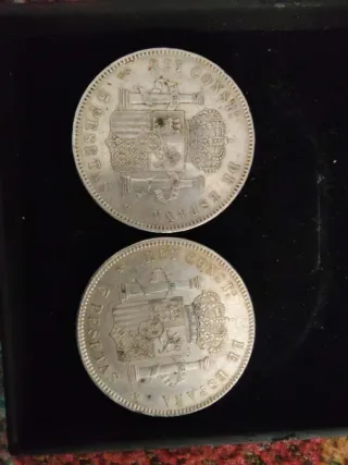 Monedas de Plata Alfonso XIII 1898