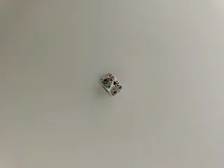 Charm huellas de patas con burbujas