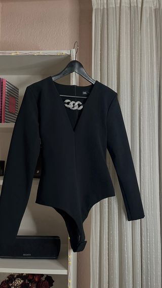 Body Zara con brillo Talla S