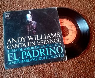 Andy Williams Canta en Español Vinilo 7 Pulgadas