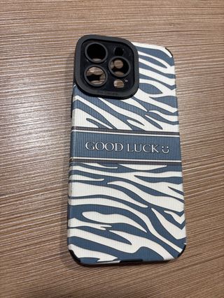 Funda iPhone 14 Pro Max Zebra Azul