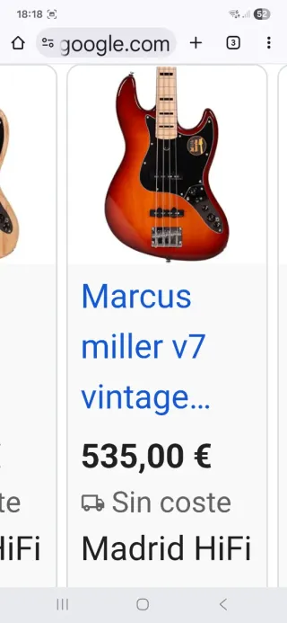 Bajo Marcus Miller Sire V7 2nd Gn