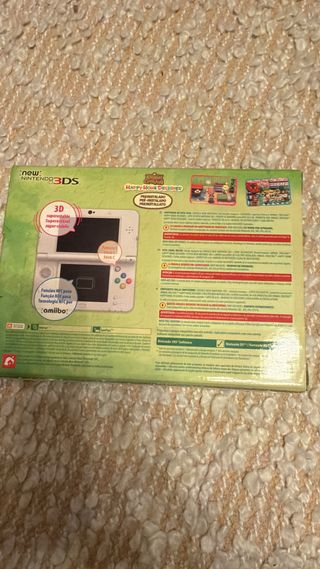 Nintendo New 3DS Blanca edicion animal crossing