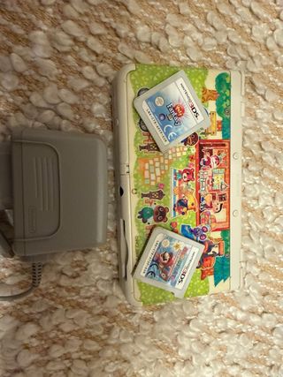 Nintendo New 3DS Blanca edicion animal crossing