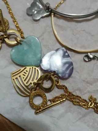 Set 16 gioielli S'AGAPO acciaio e cristalli