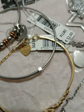 Set 16 gioielli S'AGAPO acciaio e cristalli