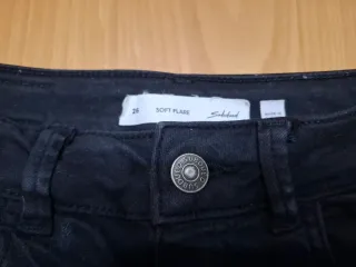 Tejano acampanado negro Subdued. Talla 36