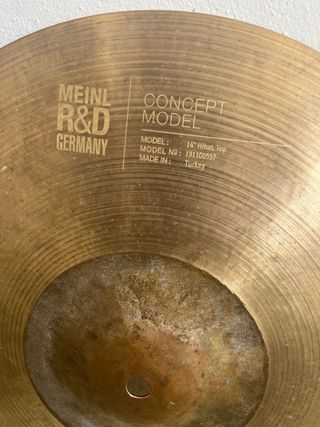 Meinl Byzance Hihat Miguel Lamas